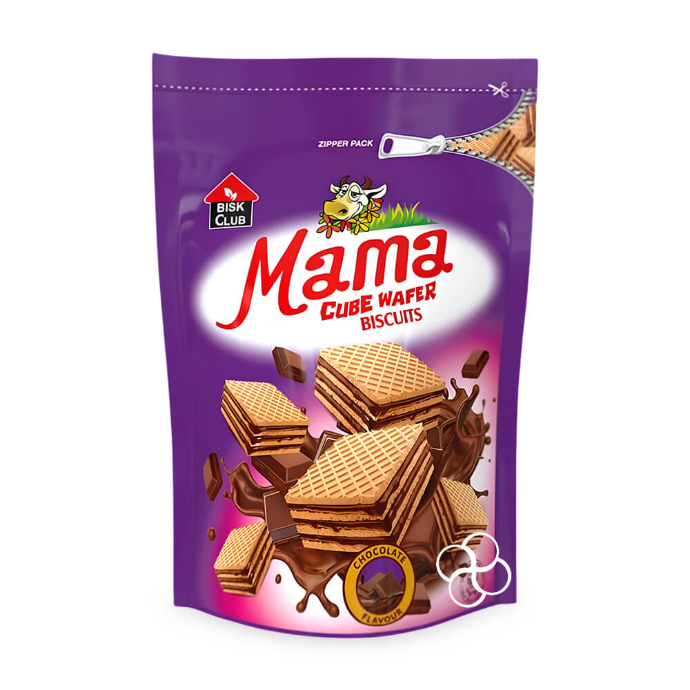 CLUB MAMA CHOCOLATE CUBE WAFER 100GMX24PCS