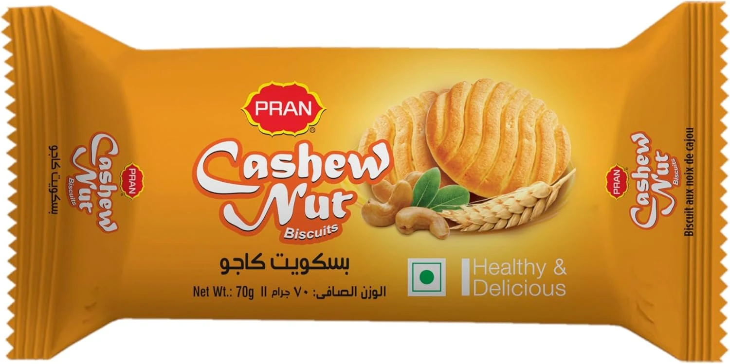 CASHEW NUT BISCUIT 70GMX48PCS
