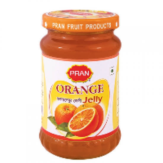 ORANGE JELLY GLASS JAR 375GMX12PCSJAR